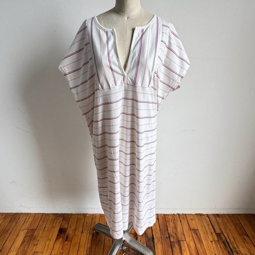KULE Striped Tunic Midi Dress